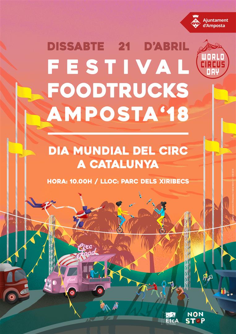 El Food Trucks Festival i el Dia Mundial del Circ ompliran d’activitats el Parc dels Xiribecs
